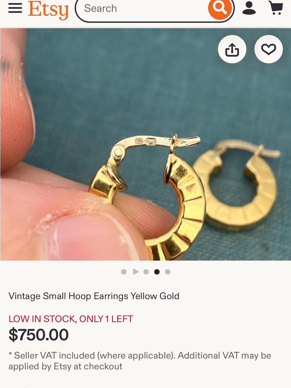 14KT Gold Hoops